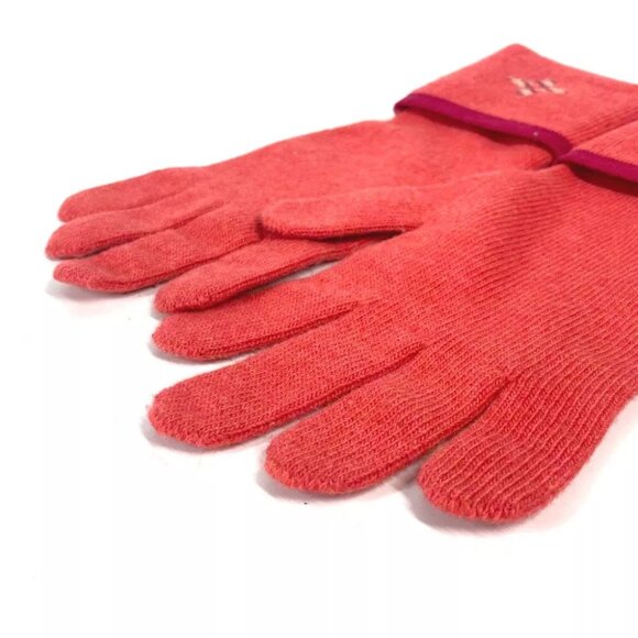 LOUIS VUITTON M70838 Gon Pop Monogram Gloves Wool / Cashmere pink/Red - Picture 8 of 10